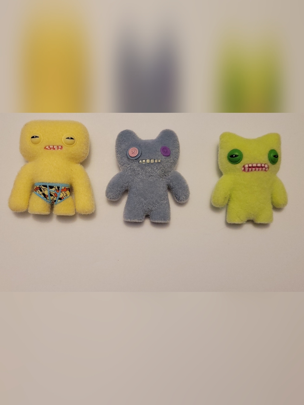 Set Of 3 Mini Fugglers - Fun & Ugly Monsters